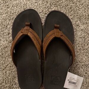 Reef Leather Flip Flops